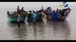 fishers from capsized boat rescued after four hours